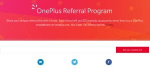 OnePlus referral program Announcement