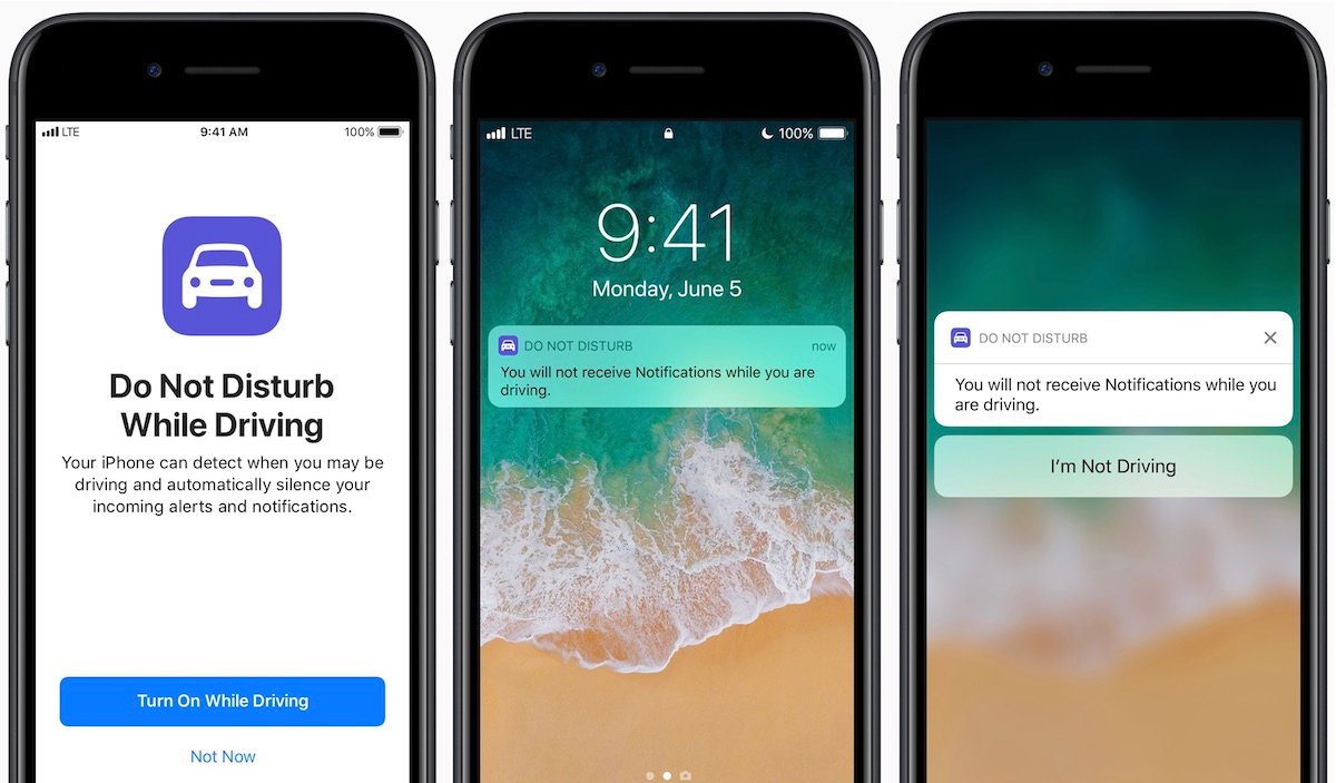 iOS 2011 - Do Not Disturb While Driving Mode