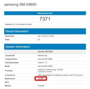 Second benchmark results with Snapdragon 845
