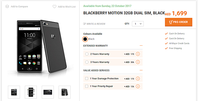 BlackBerry Motion
