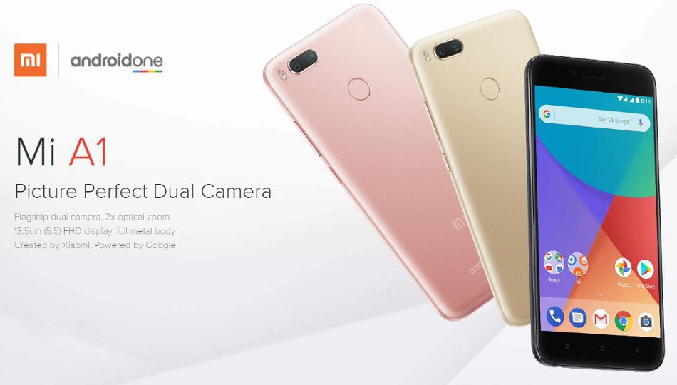 Dual camera Mi A1