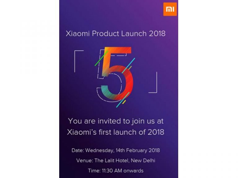 Xiaomi All Set to Launch Redmi 5 and Redmi 5 Plus in India on February 14