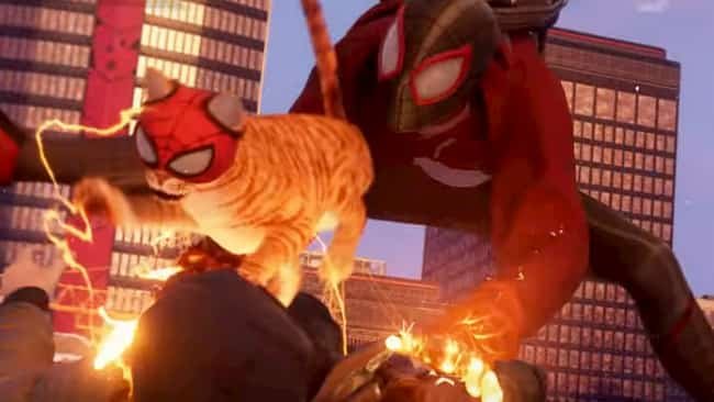 Spider-Man: Miles Morales Will Include Spider-Cat In A Backpack