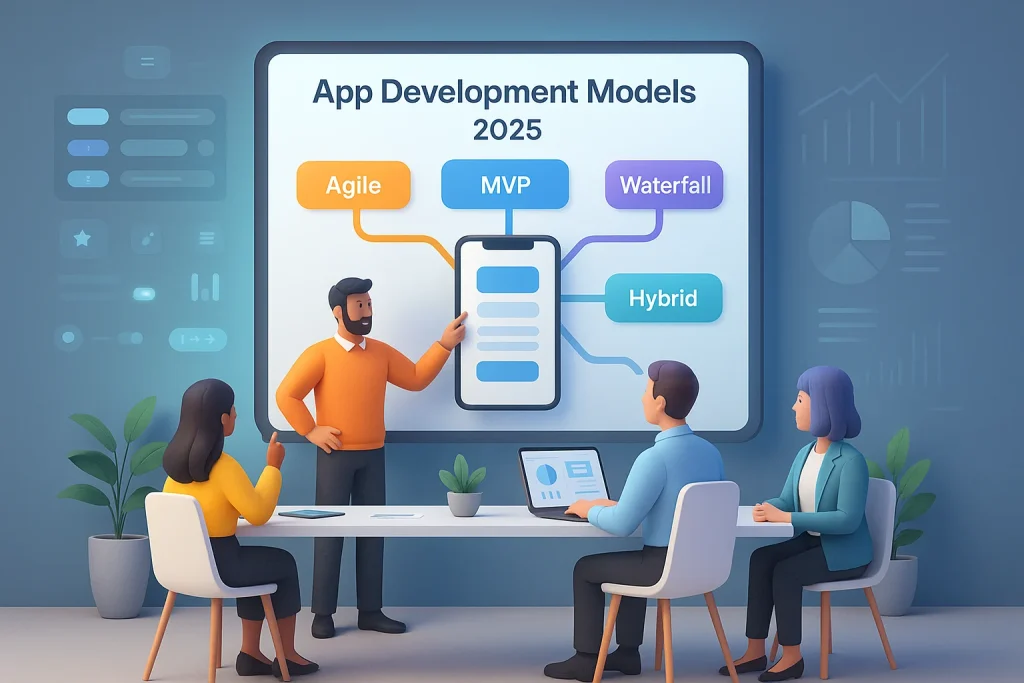 Comparison of app development models in 2025