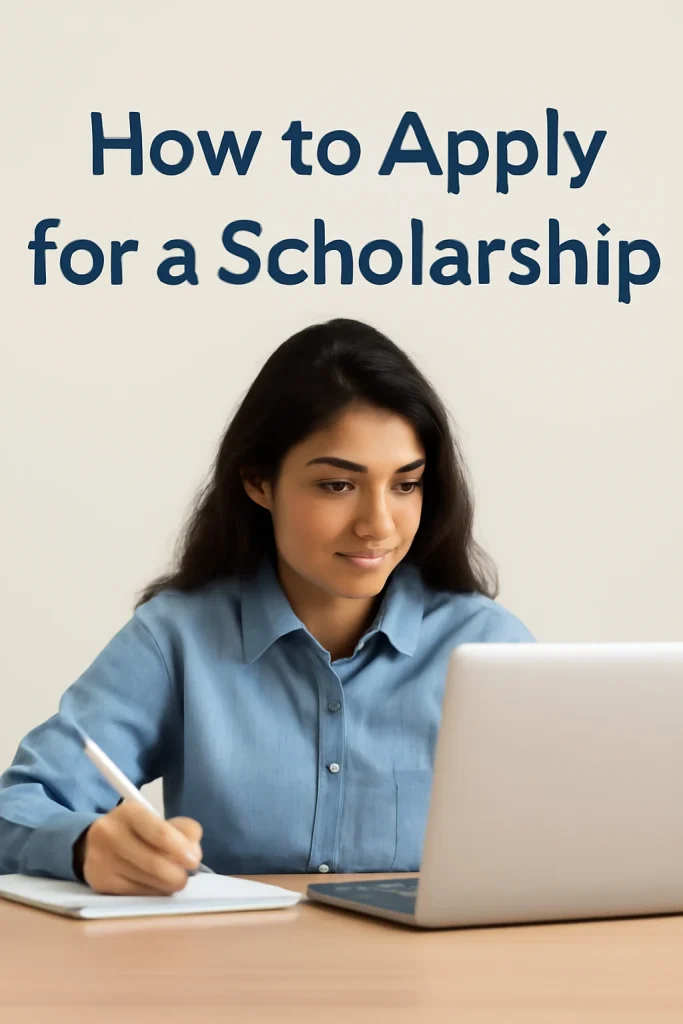 How to Apply for a Scholarship