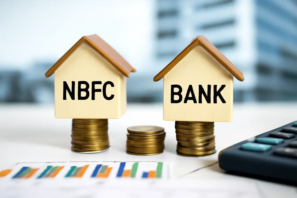 Bank vs NBFC fixed deposit comparison chart