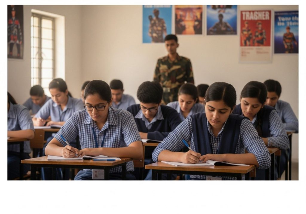 Sainik school exam for defense career foundation