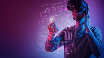 Illustration of Artificial Intelligence concept showing human brain and digital circuits representing AI technology in 2025