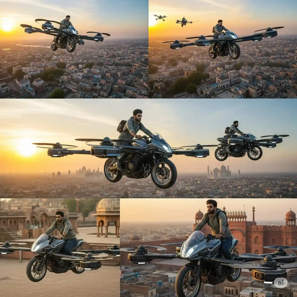 From Roads to Clouds Flying Bike Era