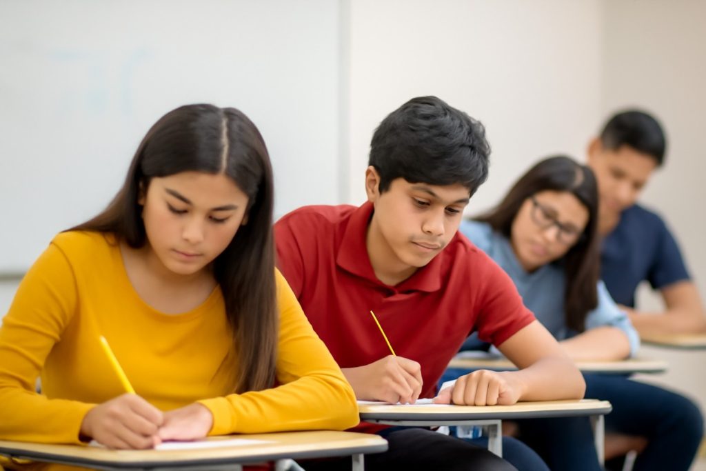 High school students preparing for NTSE competitive exam after 10th for career growth