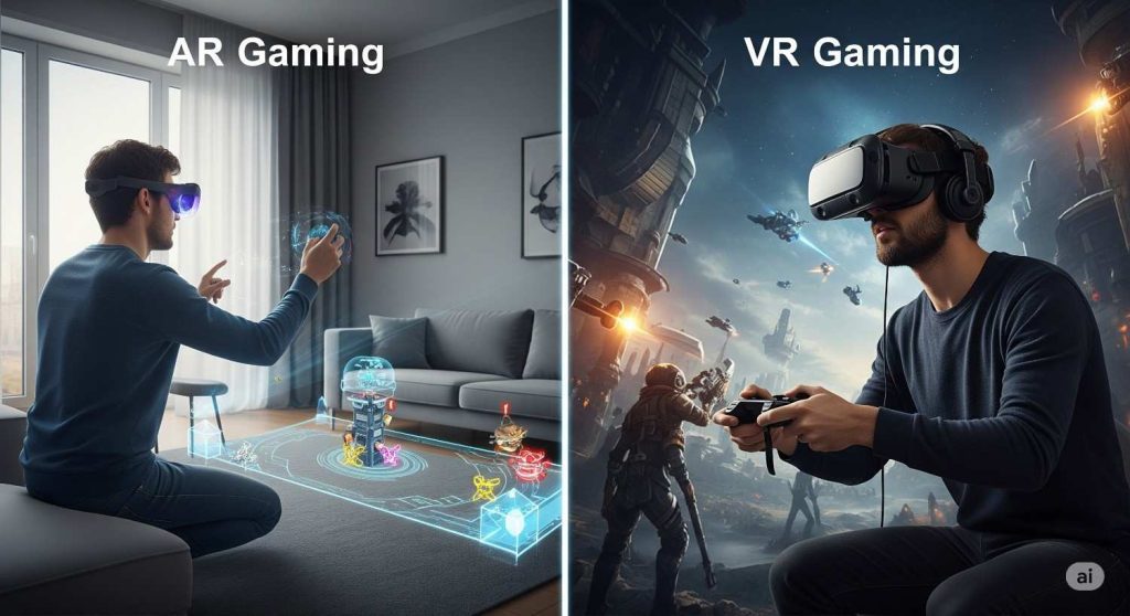 AR vs VR in Gaming