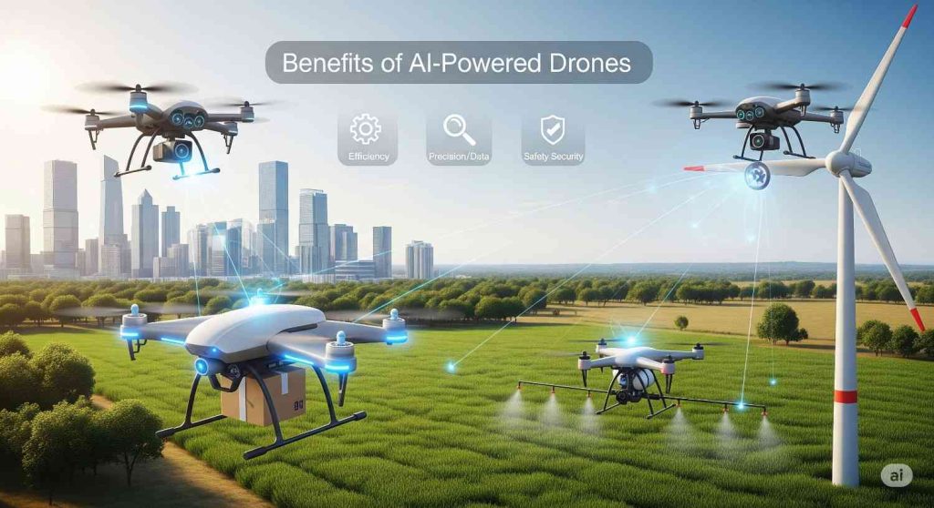 Benefits of AI-Powered Drones