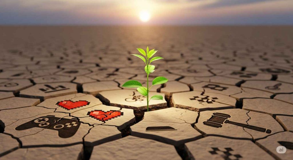 Illustration showing the future outlook of Indian fantasy gaming ban news with esports and free to play models