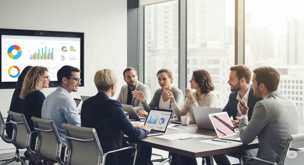 How to Create Payment Process Diagram Step by Step with a person reviewing the workflow