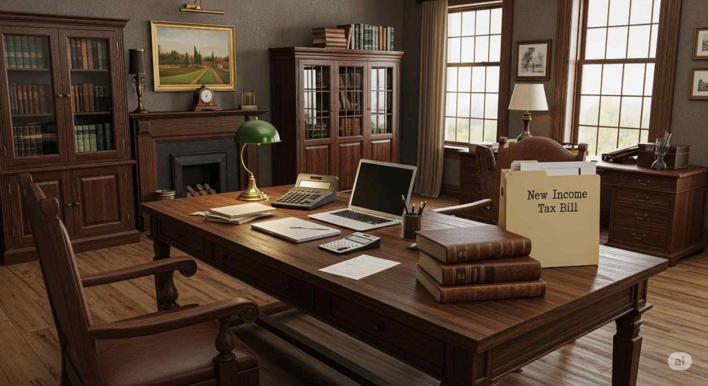 New Income Tax Bill 2025 office old 