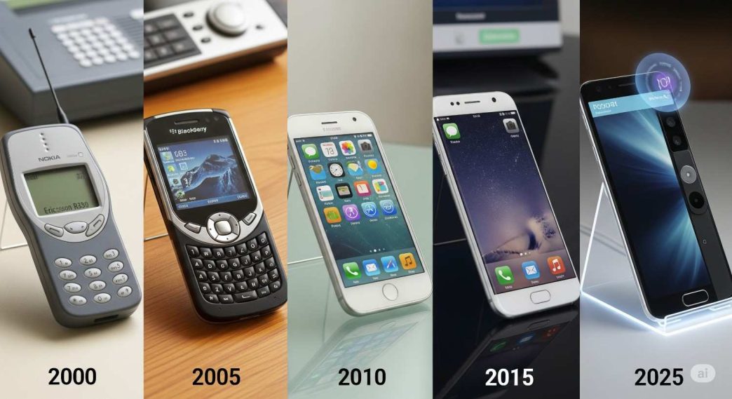 The Evolution of Smartphones: From 2000 to 2025