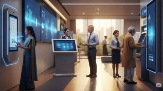 A visual guide to banking automation expert skills, showcasing tools like RPA, AI, and machine learning for automating financial processes.