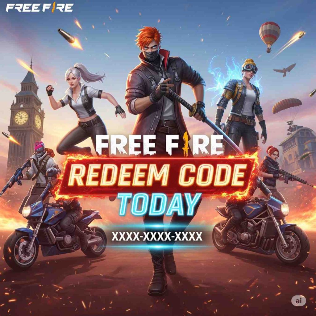 Free Fire Redeem Code Today 