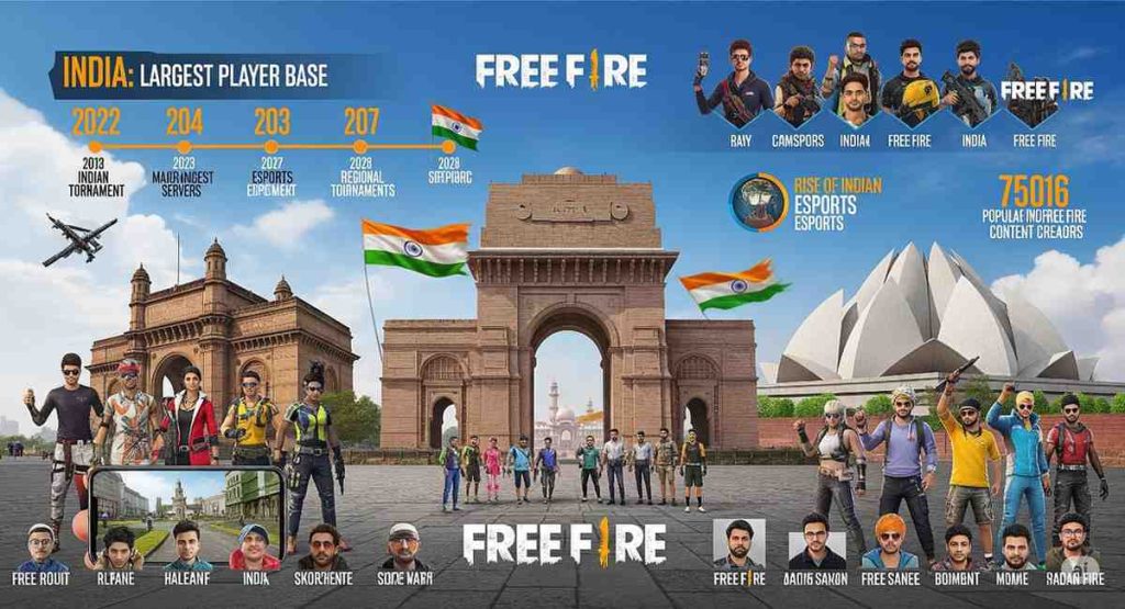 Indian gamers and community playing a major part in Free Fire Growth and History
