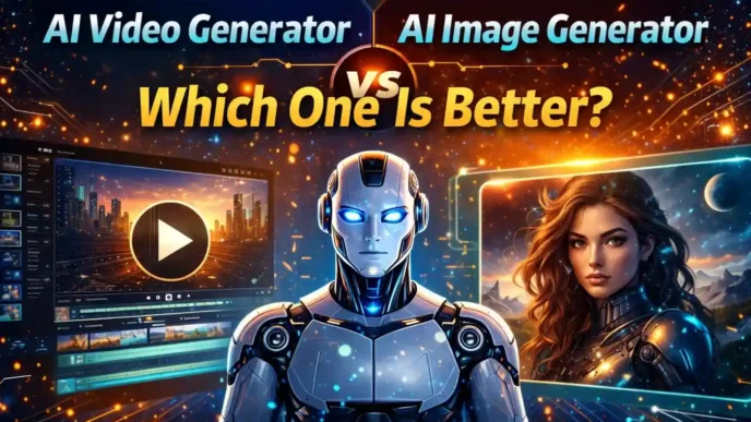 AI Video Generator vs AI Image Generator – which one is better comparison.