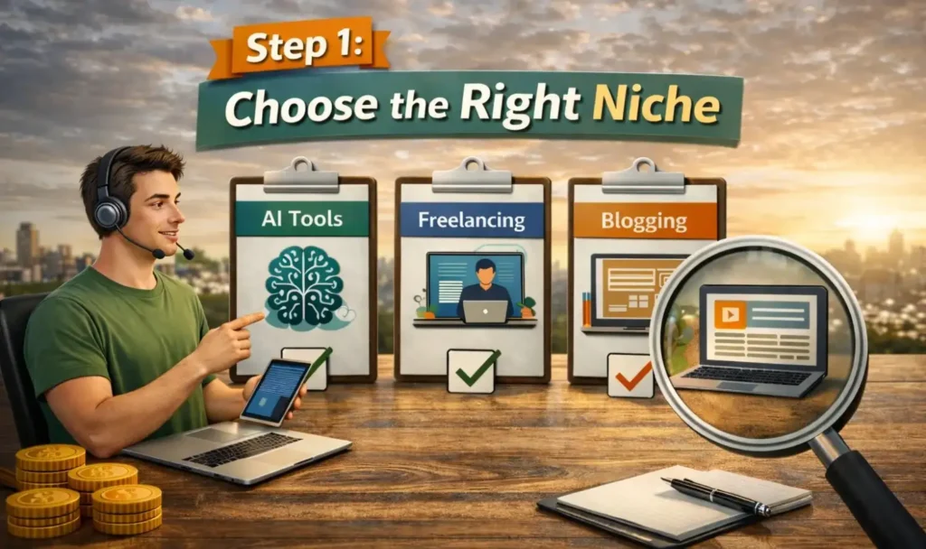 Make Money Online chose right niche