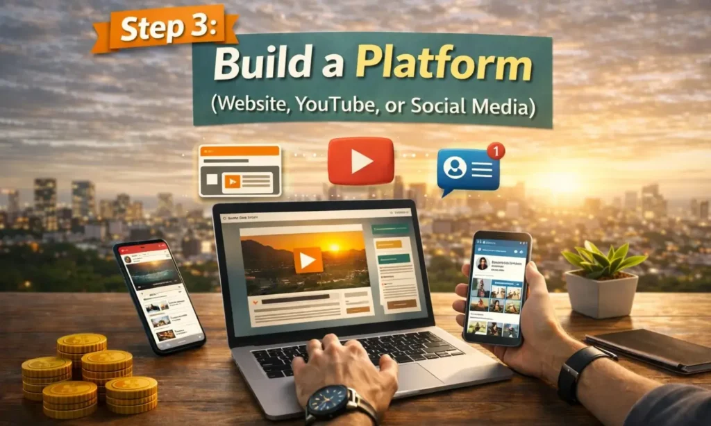 Make Money Online Build a Platform