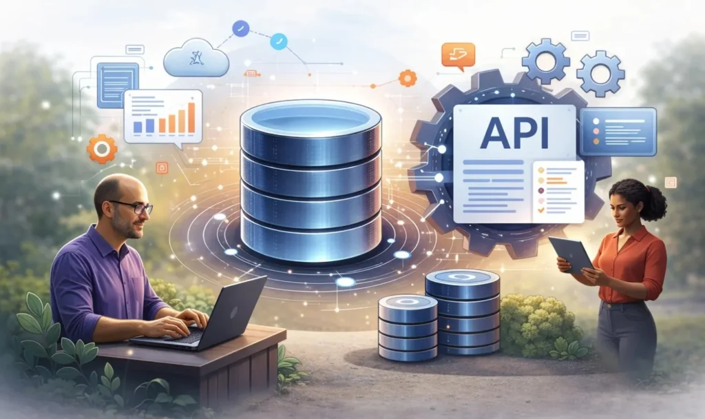 App Development api and database