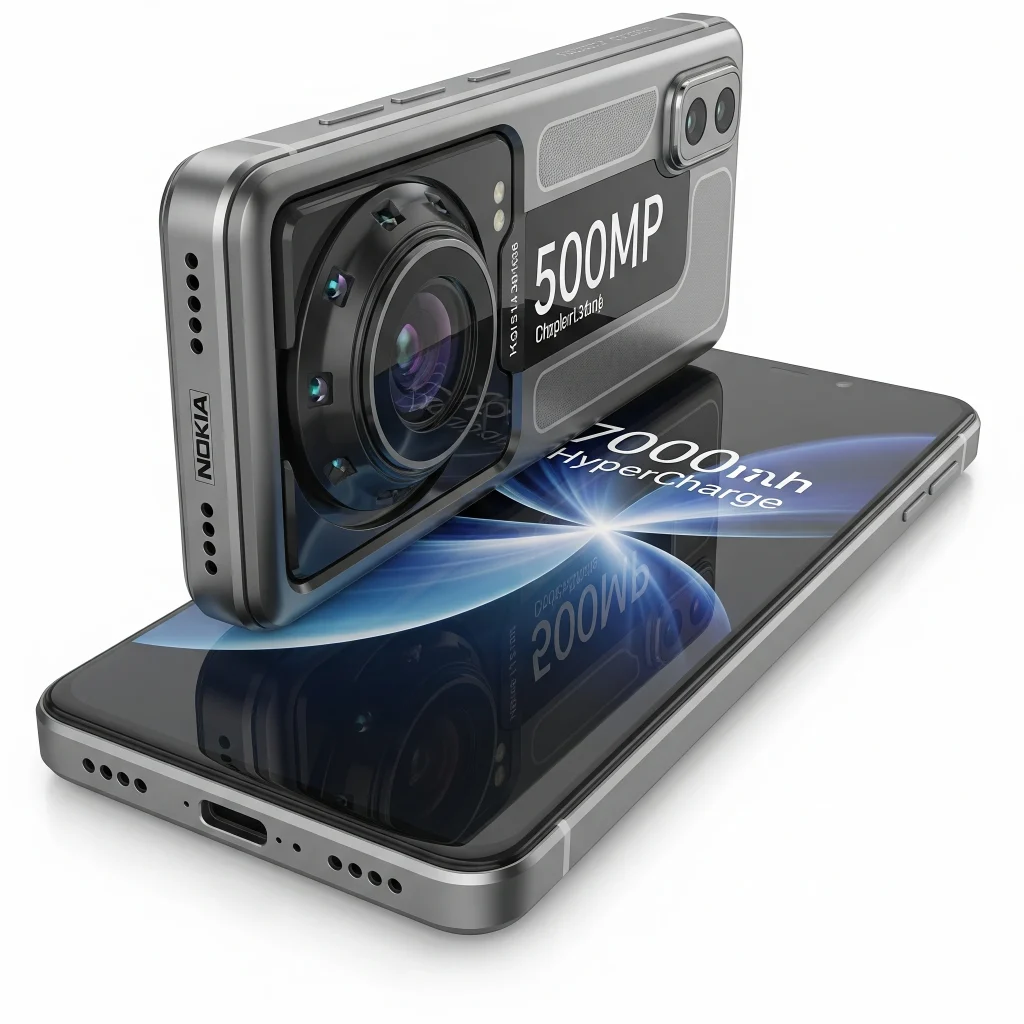 Premium-looking smartphone design with sleek finish and modern aesthetics